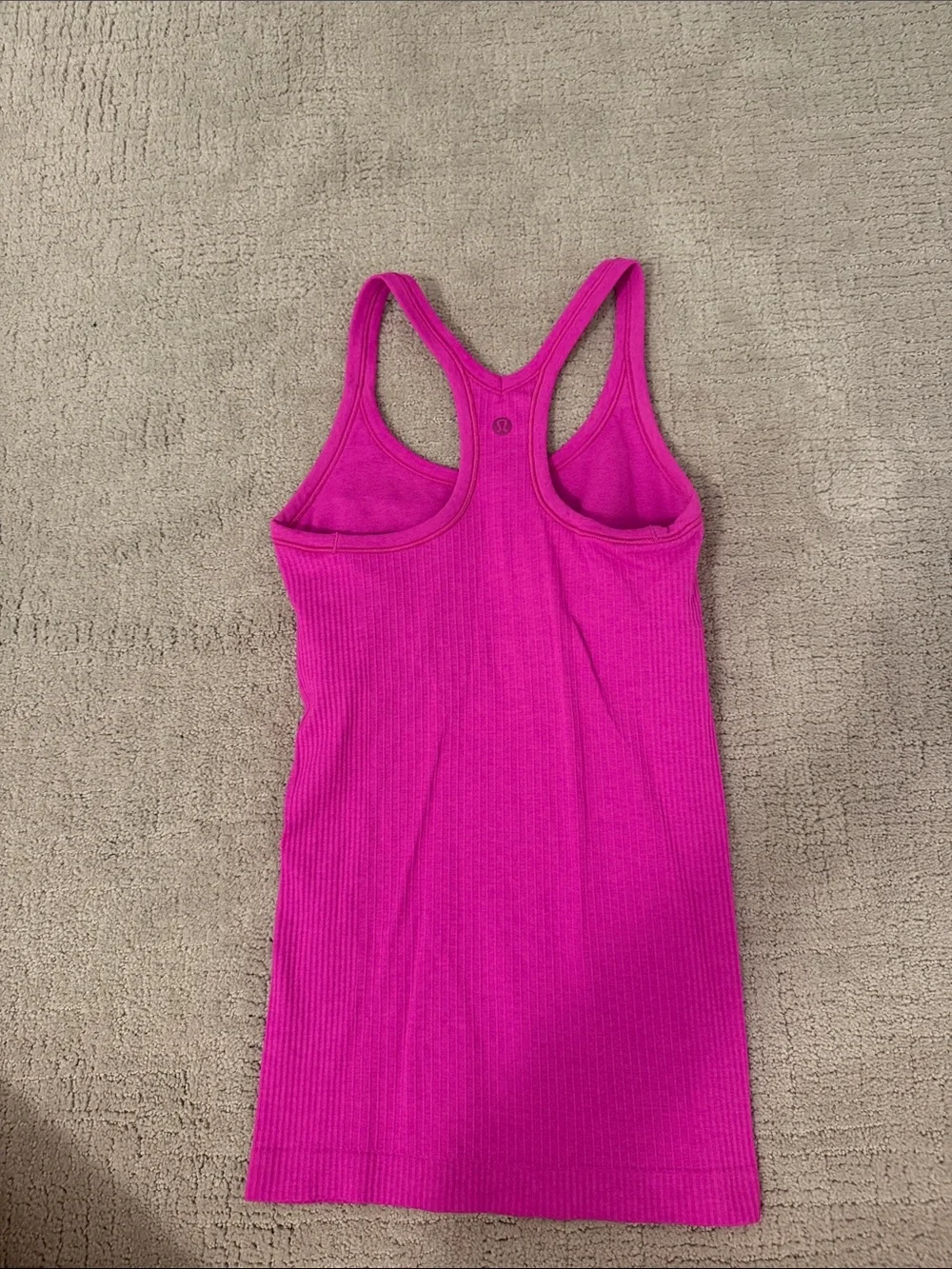 lululemon athletica Ribbed Racerback Tank - Bright Fuchsia
